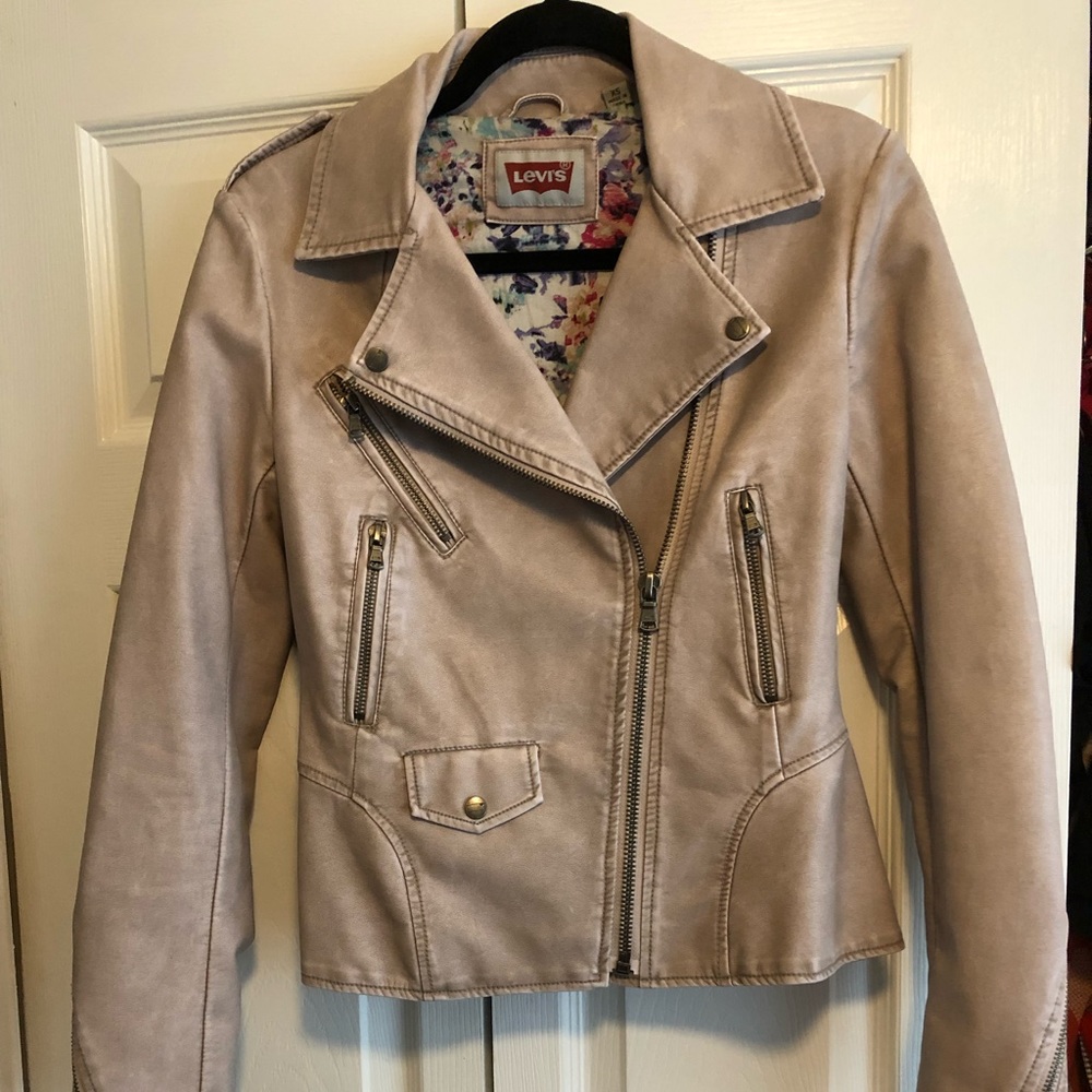 Levi’s Dusty Rose Asymmetrical Jacket